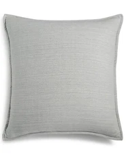 Hotel Collection 525-Thread Count Yarn Dyed Cotton Pillow Sham - EURO - Ash