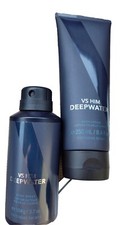 Victoria Secret Deep Water Mens Lotion And Body Spray Set