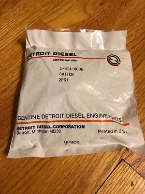 #ad New Genuine Detroit Diesel 414 0006 Pressure Switch 2 Psi $30.00