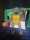 Vintage 89s Playmates TMNT Giant Leonardo Blue Teenage Mutant Ninja Turtles 13@3
