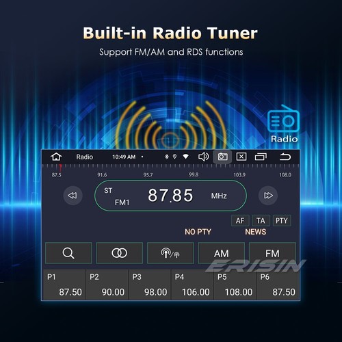 8-Core 4+64GB Android 14 Doppio 2DIN Autoradio Per Nissan Navi CarPlay WiFi DAB+ - Foto 8 di 20