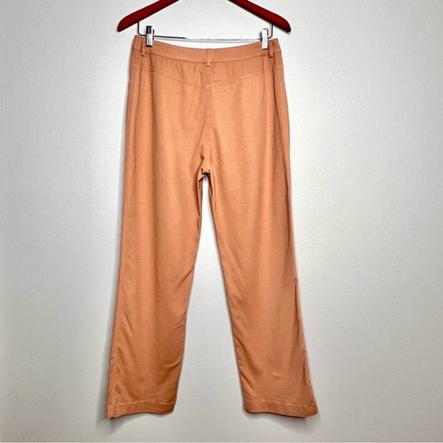 St. John Sport Tan Golden Brown Pants Sz 6 Gold Hardware High Rise Made in USA - Picture 3 of 12