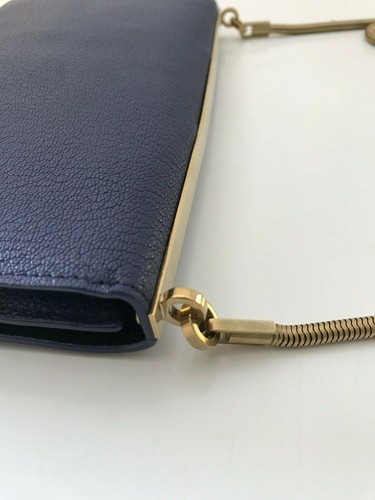 Borsa a marsupio Lanvin da donna effetto ciottolato in pelle di capra con cat... - Foto 7 di 12
