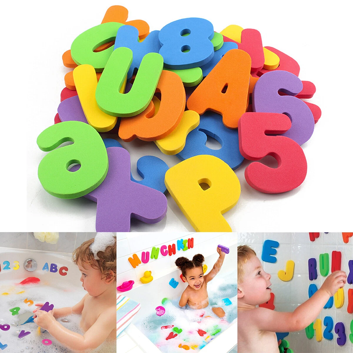 Bathtub letters cheap and numbers
