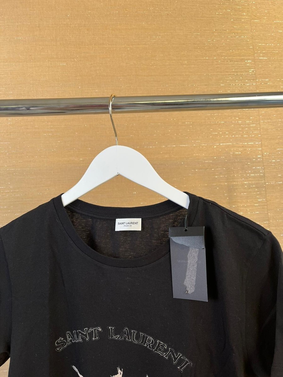 00sイヴサンローラン Flocking Birds YSLカサンドラ Tシャツ 00sイヴサンローラン Flocking Birds YSLカサンドラ Tシャツ