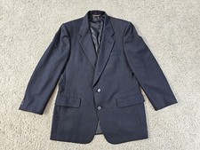 Christian Dior Monsieur Blazer Men 30R Blue Pinstripes Jacket LOOK AT PICTURES 