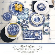Blue Porcelain Serving Trays