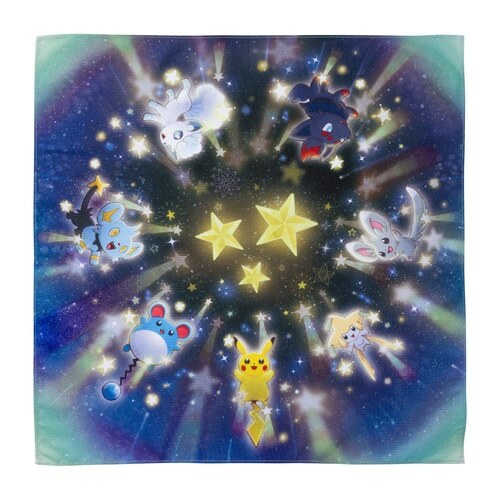 Pokemon Center Original Speed Star Handkerchief with package Pikachu
