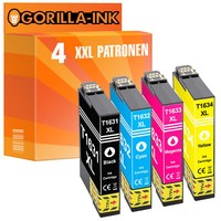 4Er Set Patronen FüR Epson Workforce WF-2630 Wf WF-2650 Dwf T1631-1634