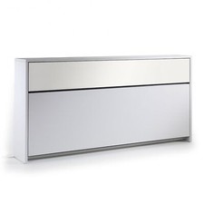 Letto singolo Lia a scomparsa bianco L 212 x H 105 P33 cm / P99cm aperto