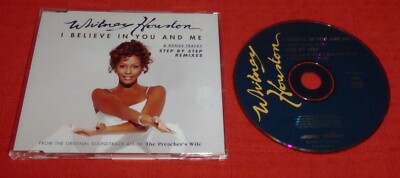 WHITNEY HOUSTON 3 TRACK CD SINGLE - I  BELIEVE IN YOU AND ME