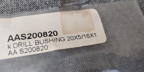 1 piece ~ AA S200820 Drill Bushing Size: #20 /.161"  Type S Shank = 5/16" x 1/2" - Foto 4 di 15