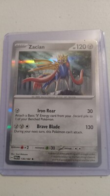 2023 Pokémon Zacian Paradox Rift Holo Basic Rare #136/182 | eBay
