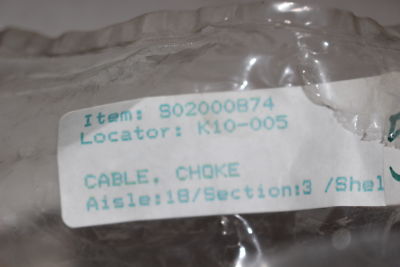 1985-1987 KAWASAKI NINJA ZX600 RX CHOKE CABLE LINE STARTER CABLE
