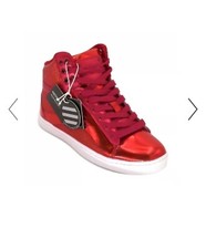 Red Poptart Glitter Pastry Women  s size 9 Hip Hop Dance Shoe New in Box