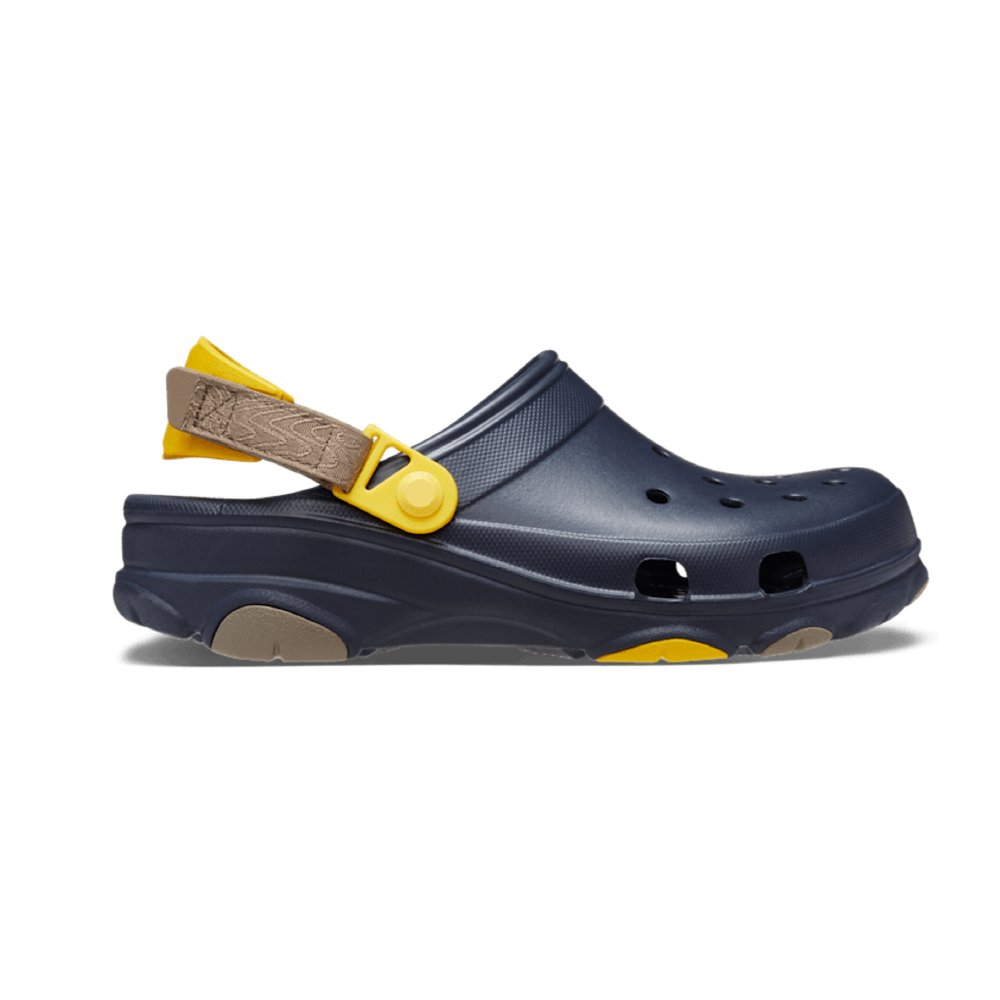 Crocs Classic All-Terrain Clogs Black Adjustable Strap Mens 8 Womens 10 206340 Crocs Classic All Terrain Clog 206340-001 Unisex Black  main image 4