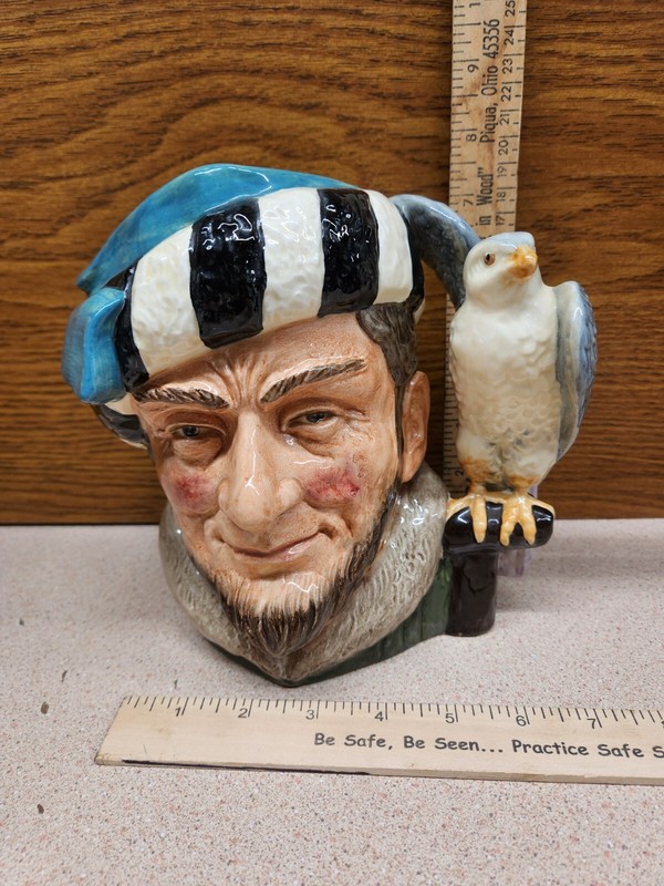 Vintage The Falconer Royal Doulton 7 1/2" Toby Mug 1959/D6533