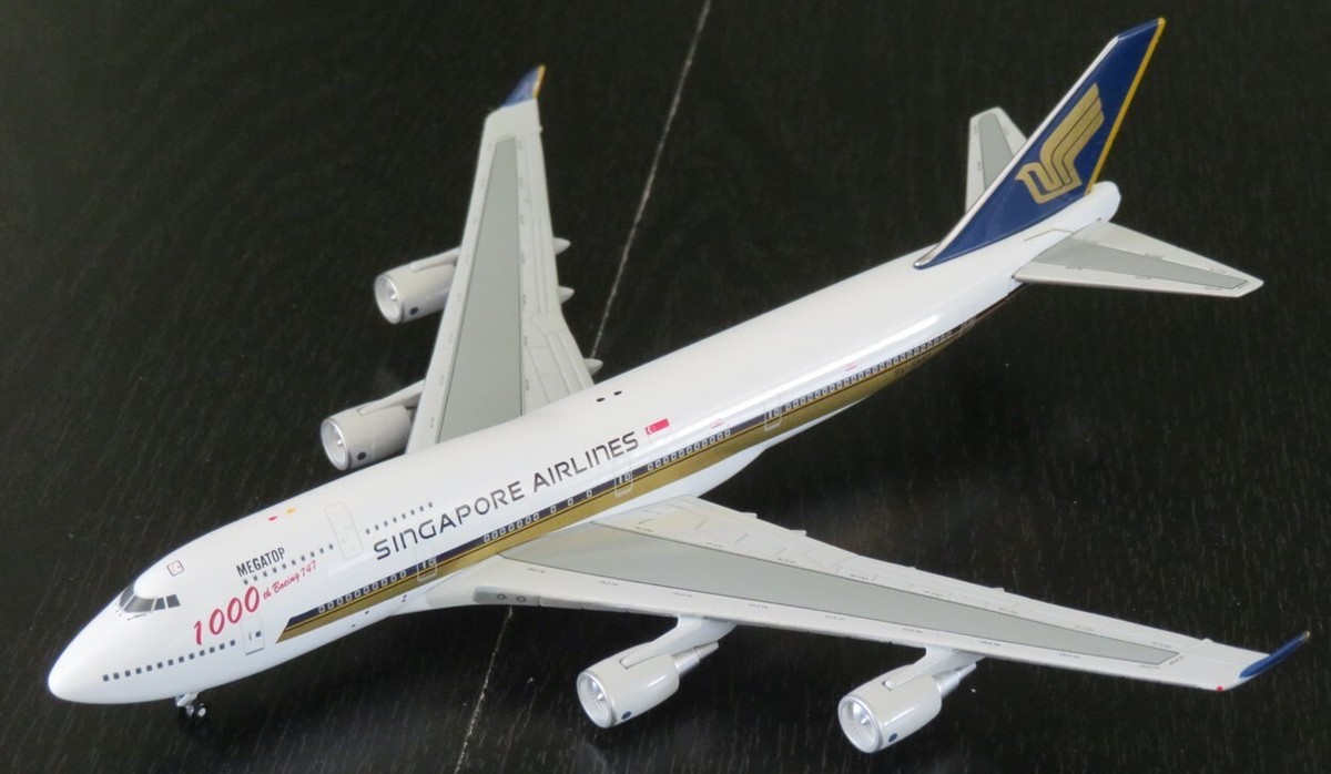Gemini Jets Singapore Airlines B747-400. 9V-SMU. 1:400 Scale