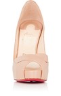 100% AUTHENTIC NEW WOMEN LOUBOUTIN ACADEMA NUDE 120 PUMPS/HEELS US 10 — photo 3