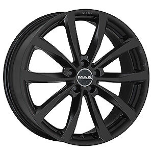 Cerchi in lega MAK WOLF GLOSS BLACK compatibile Mercedes E-KLASSE AMG 211 AMG 20 - Photo 1/3