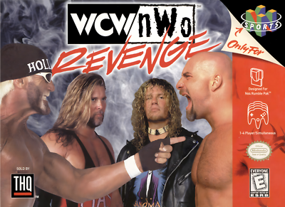 WCW vs NWO Revenge Nintendo 64 Poster High Quality 4x5 8x10 8.5x11