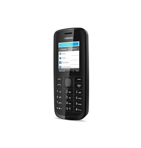Nokia 109 Black 2G Button Classic Phone UK Sim Free Unlocked Mobile Phone - Afbeelding 1 van 4