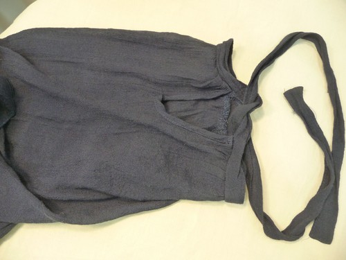 MLLE GABRIELLE I Women's DRESS Size 3X navy blue shift 3/4 sleeve - Picture 10 of 11