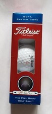 New Titleist DT Solo White Golf Balls - 3/ Pack