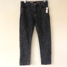 Anthropologie X Pilcro The Heritage Boyfriend Jeans Black Size 31 NWT
