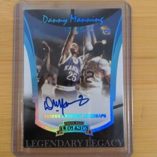2007 Prepass Legendary Lagacy Danny Manning The University of Kansas Auto /25