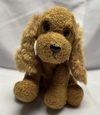 Russ Luv Pets Dudley Cocker Spaniel Puppy Dog Mini Beanbag Plush 5 Brown Toy