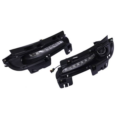 Pair For Jeep Grand Cherokee SRT8 2012-2016 LED DRL Daytime Running Fog Lights image 8