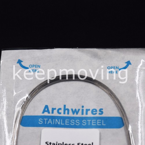 10 Packs Dental Orthodontic Stainless Steel Rectangular Arch Wire Upper + Lower - Picture 14 of 99