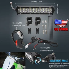 Plug&Play LED Headlight White Light Bar Kit For YZ 125 250 450 WR426 TTR CRF 230