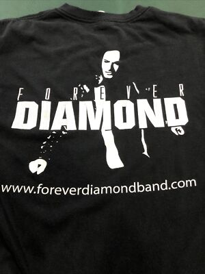 Vintage Forever Diamond Band Tour Neil Cover Tribute Shirt Size S