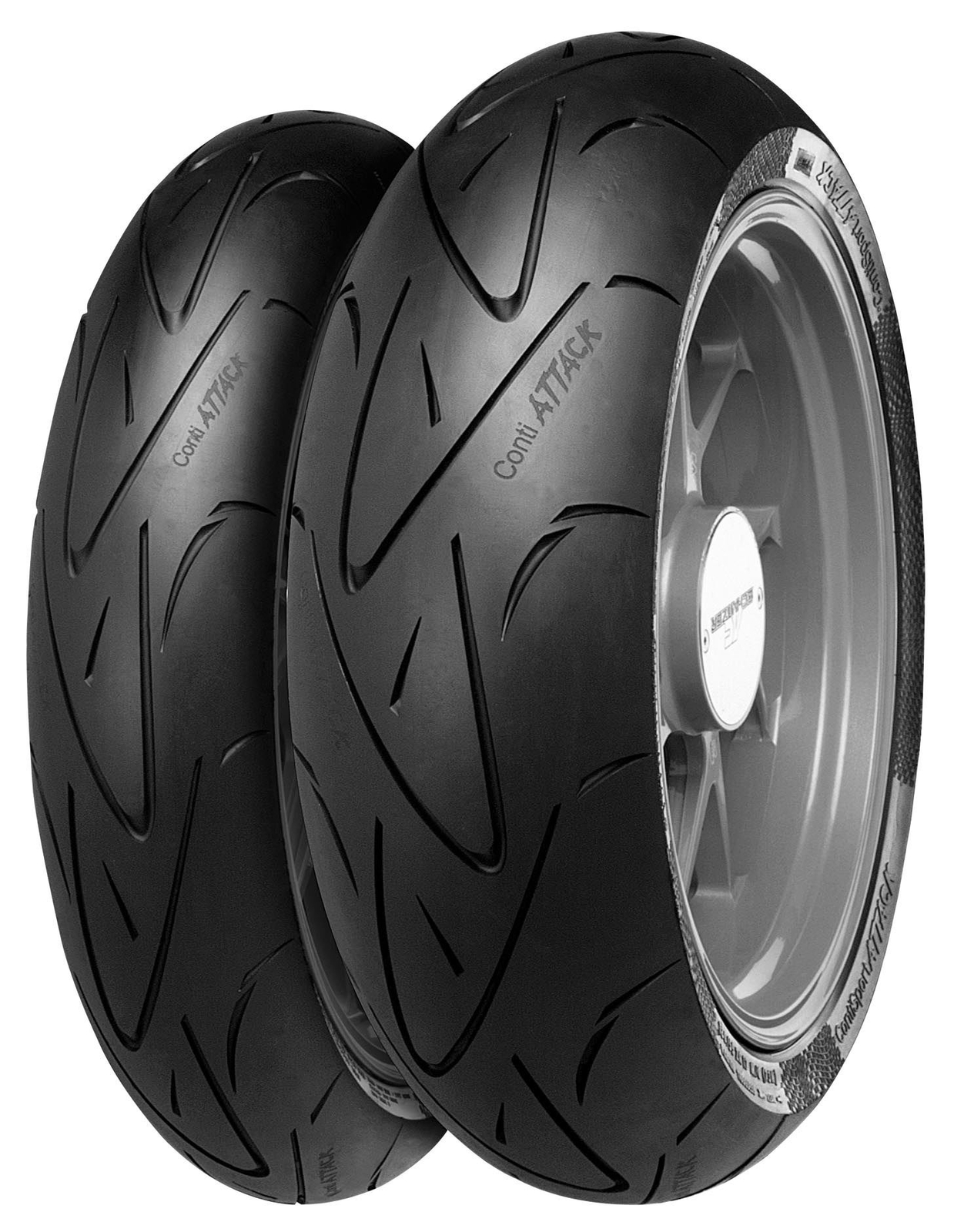 Gomme Moto 130/70 ZR16 Continental 61W CONTISPORTATTACK pneumatici nuovi