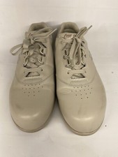 SAS Free Time Beige Leather Walking Comfort Shoes Women's Size 8.5 N