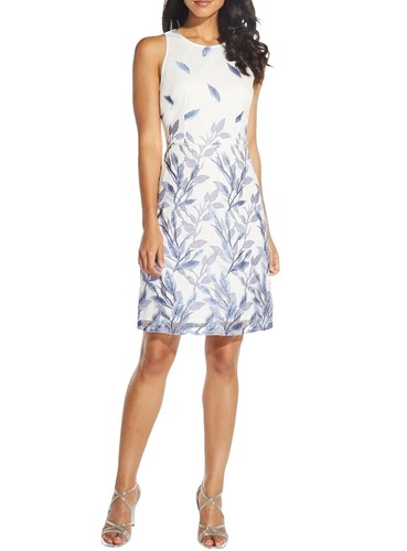 navy knit dress Abbey Buttoned Knit Midi Dress - Navy main image 0