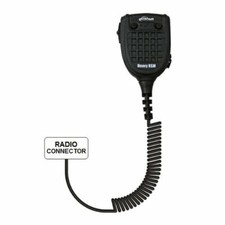 1 - Heavy Duty Speaker Mic Microphone w/ Volume Control Motorola Kenwood Icom