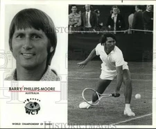 Press Photo Barry Phillips-Moore, tennis player from Australia. - hps13777