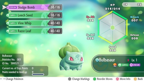 * NON SHINY * Choose Your Level 1 Pokemon 0AV 6IV Let's Go Pikachu Eevee LGPE - Picture 3 of 195