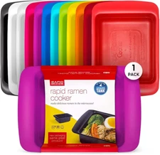 Rapid Ramen Cooker | Microwavable Cookware for Instant Ramen | BPA Free and Dish