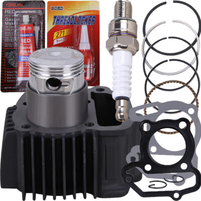 80cc 47mm Bore Piston Cylinder Top End Kit for Yamaha Raptor 80 YFM80 2002-2008