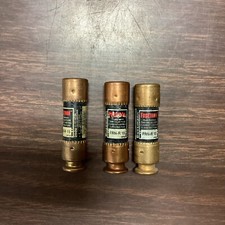  Lot of 3 Bussman FRN-R-15 Fusetron Dual Element Time-Delay Fuse 15 AMP