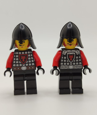 LEGO  Castle 2 Minifiguren - cas518a Dragon Knight - Scale Mail