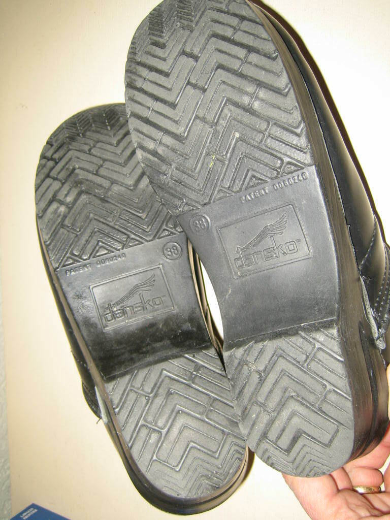 DANSKO  SOLID GLOSS BLACK LEATHER PROFESSIONAL CL… - image 7