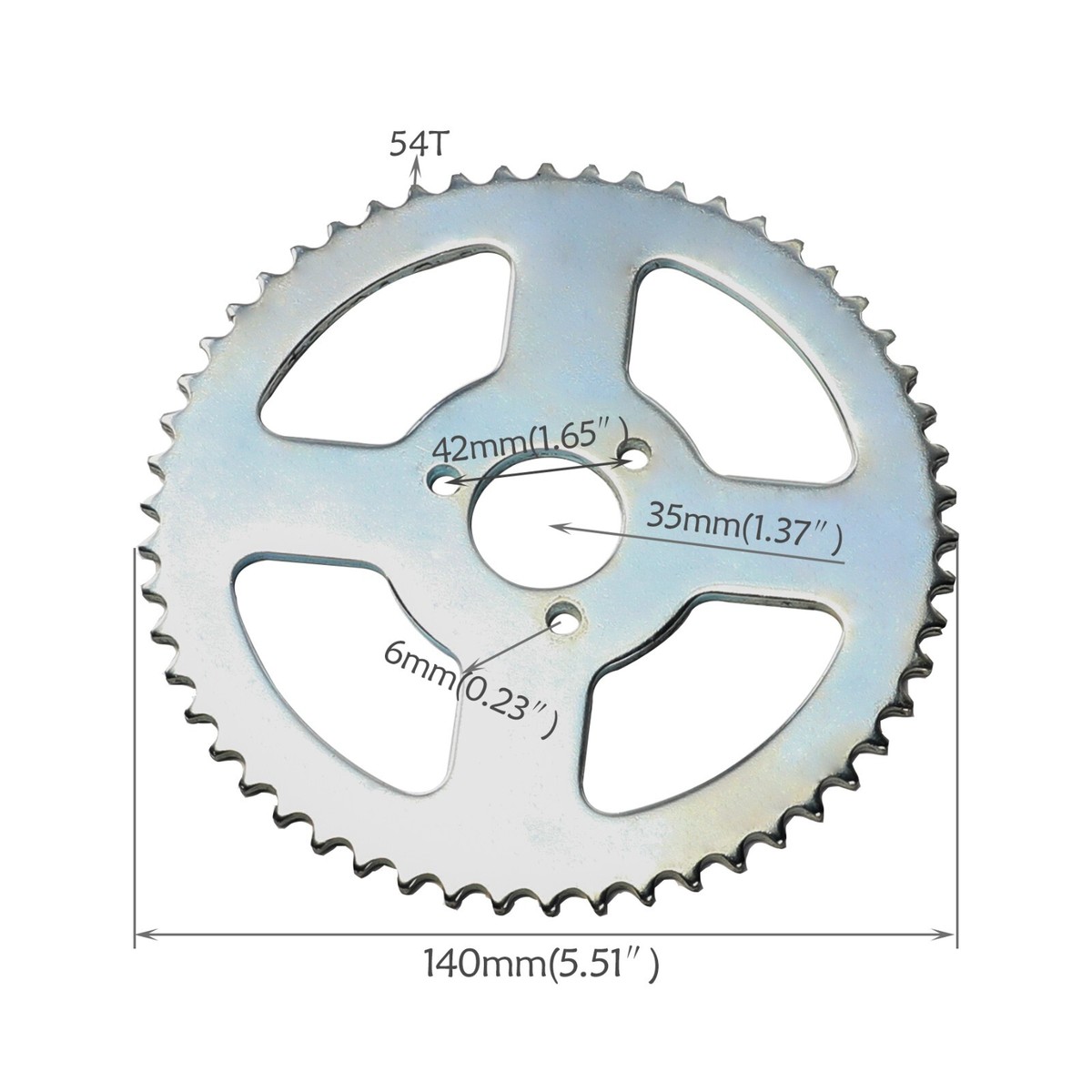 420/428 37T/41T/54T/65T Rear Back Sprocket fr CRF50 Suzuki SSR Pit 420/428 37T/41T/54T/65T Rear Back Sprocket fr CRF50 Suzuki SSR Pit