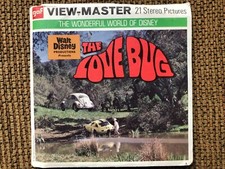 1968 View-Master B501 Walt Disney's The Love Bug 3 Reels 12-Pg Booklet Envelope
