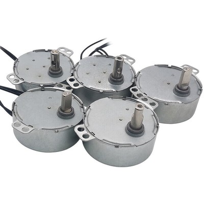 AC5V 6V 9V 12V 24V 110V 220V TYC Metal Gear Synchronous Reduction Gear Motor 4W 