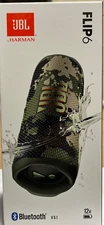 JBL Flip 6 Portable Waterproof Speaker - Camo NEW